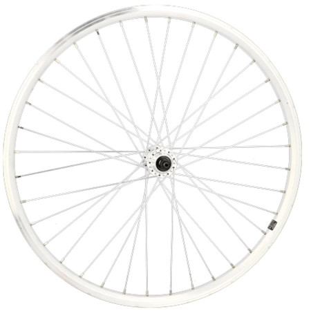ROUE VTT 26" AR BLOCAGE JANTE ARGENT MACH1 ER10 MOY.MICHE V-BRAKE A VISSER 5 / 6 / 7V 36T