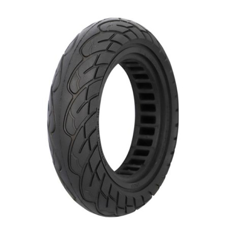 PNEU TROTTINETTE ELECTRIQUE 10"X2.5 42MM ALVEOLE ANTI CREVAISON NOIR