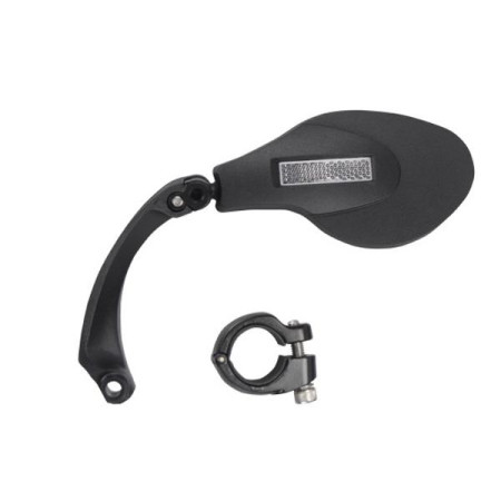 RETROVISEUR VELO OPTIMIZ GAUCHE NOIR (VTT / VTC / E BIKE / VAE)