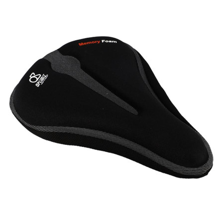 COUVRE SELLE GEL A MEMOIRE DE FORME OPTIMIZ NOIR LARGE 290X200 MM