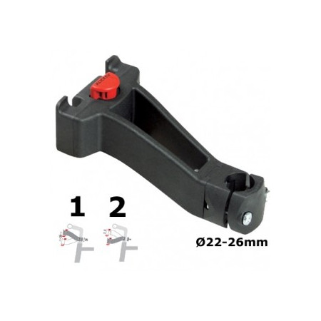 Klickfix Fixation pour tube sur l'expandeur de la potence de Ø 22,2-25,4mm Klickfix Fixation pour tube sur l'expandeur de la potence de Ø 22,2-25,4mm