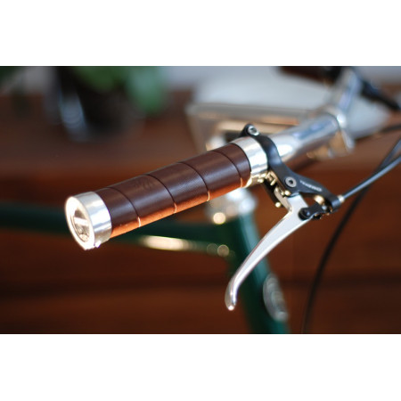 Brooks Poignées vélo SLENDER LESTER GRIPS Marron Antic Brown Grip 130 / 130 mm