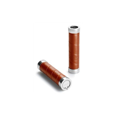 Slender Leather Grips - Antic Brown