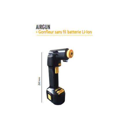 Pompe compresseur AIRGUN batterie Li-iOn Pompe compresseur AIRGUN batterie Li-iOn