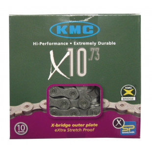 Chaîne KMC X-9-73 1/2"x11/128", 116 maillons, 6,6mm, 9 vitesses