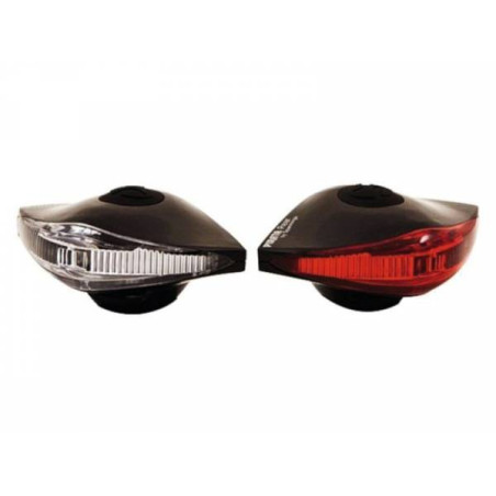 Spanninga Pirata Set d'eclairage LED avant arrière