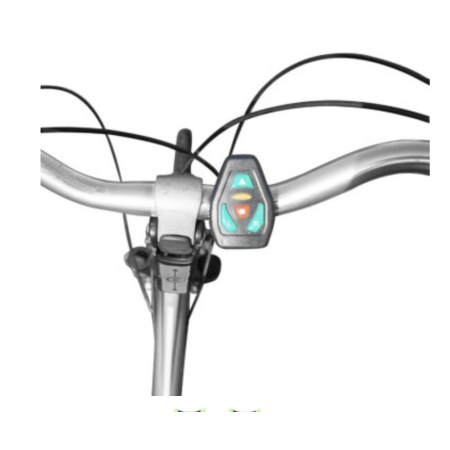Gilet clignotant 5 modes/48 leds avec télécommande sans fil pour vélo et trottinette Gilet clignotant 5 modes/48 leds avec télécommande sans fil pour vélo et trottinette