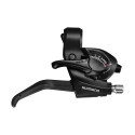 SHIMANO LEVIER / MANETTE VTT 3V GAUCHE STEF500 V-BRAKE NOIR 2 DOIGTS
